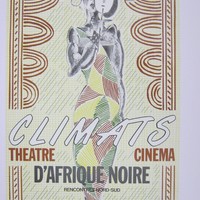 Affiche pour Climats : Théâtre Cinema d'Afrique noire au Botanique (Bruxelles), du 11 au 16 novembre 1986